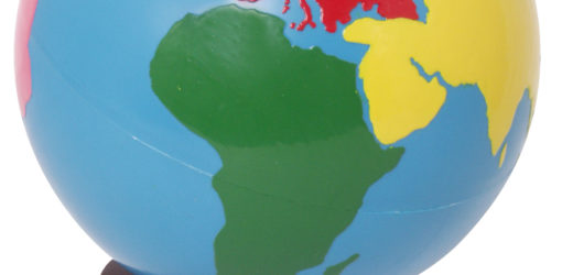 globo continenti vivo montessori