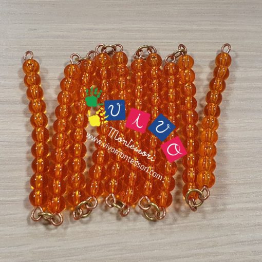 catena del 100 perle arancioni (1)