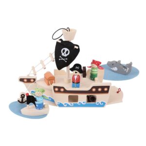 Kit da gioco mini-nave pirata