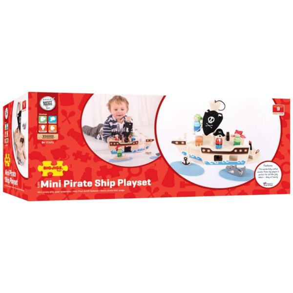 Kit da gioco mini-nave pirata