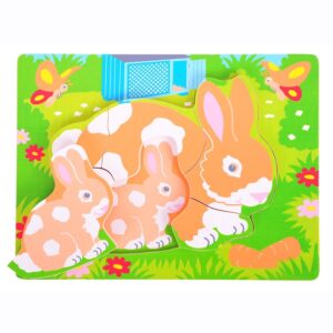 Puzzle in pezzi grossi - Coniglio e Coniglietto