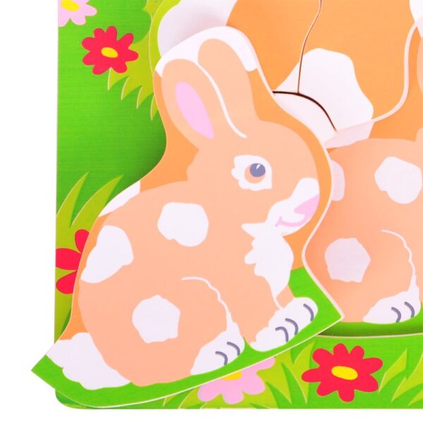 Puzzle in pezzi grossi - Coniglio e Coniglietto