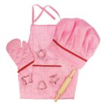 Completo da chef quadretti rosa