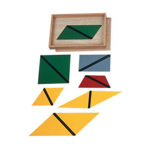 Triangoli costruttori in scatola rettangolare