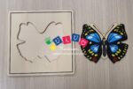 Incastri animali - Puzzle Farfalla