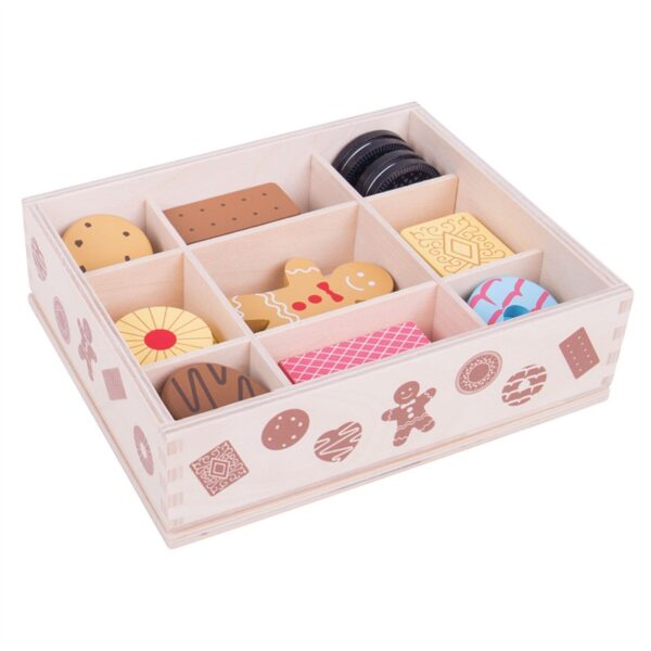 Scatola biscotti in legno