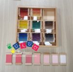Spolette dei colori completamente in legno - Terza scatola