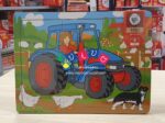 Puzzle trattore 9 pezzi