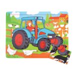 Puzzle trattore 9 pezzi
