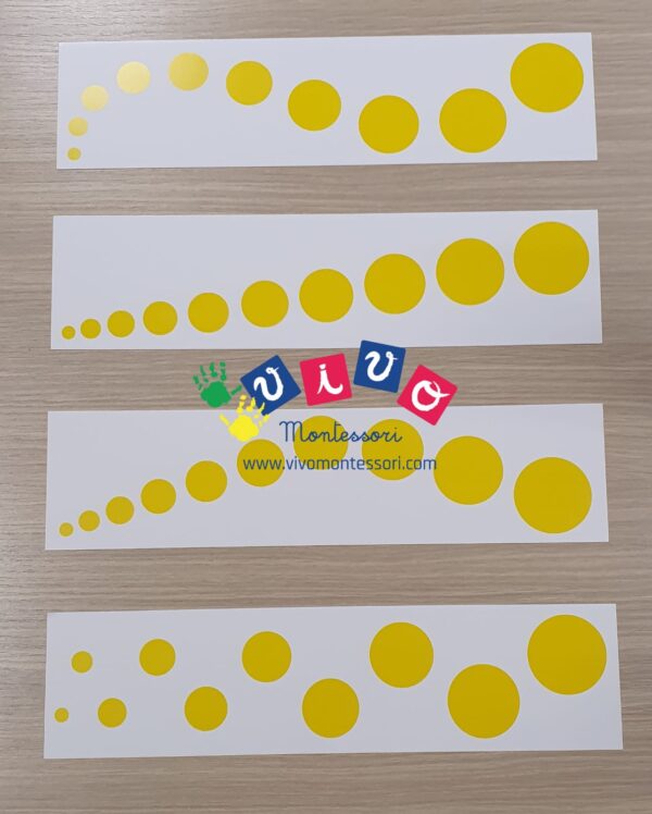 Carte di controllo per cilindri colorati