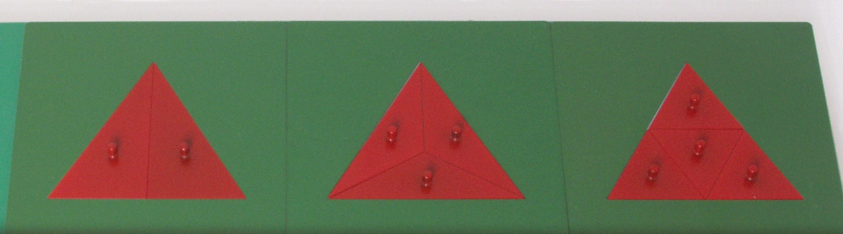 Incastri delle frazioni - triangoli