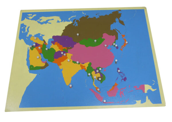 Incastri continenti - Asia