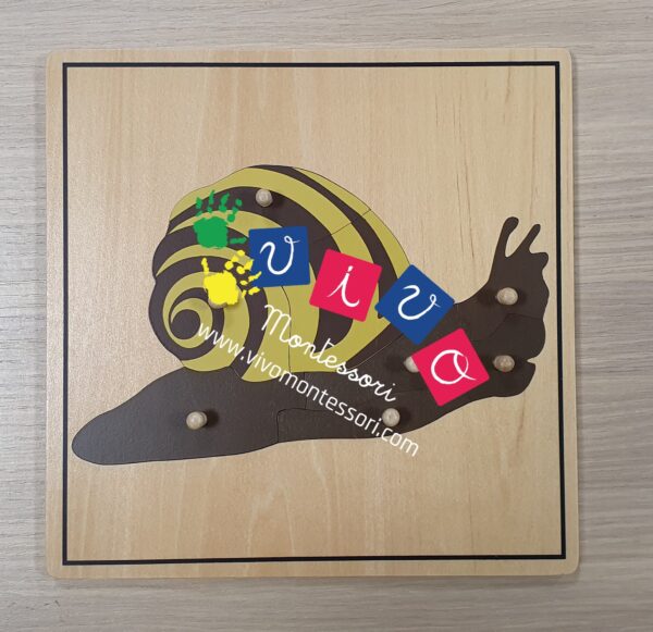 Incastri animali - Puzzle Lumaca