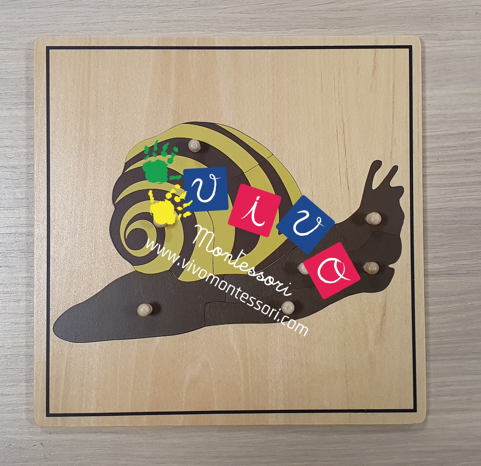 Jolly Designs Travel Buddy Lumaca – Giocattolo Sensoriale Montessori In Tessuto, Certificato CE E Oeko-Tex, Per Bambini 18+ Mesi – Promuove Le Capacità Motorie