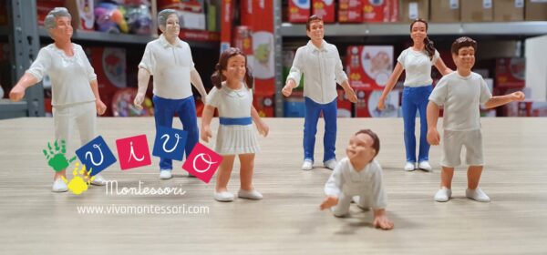 Miniature persone famiglia