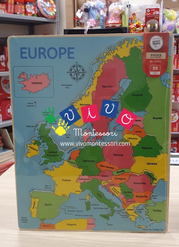 Puzzle ad Incastro Europa
