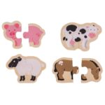 Puzzle due pezzi fattoria