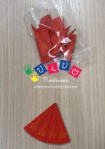 Scatola con cerchi per frazioni 11-20