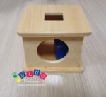 Scatola imbucare con porta e cubo
