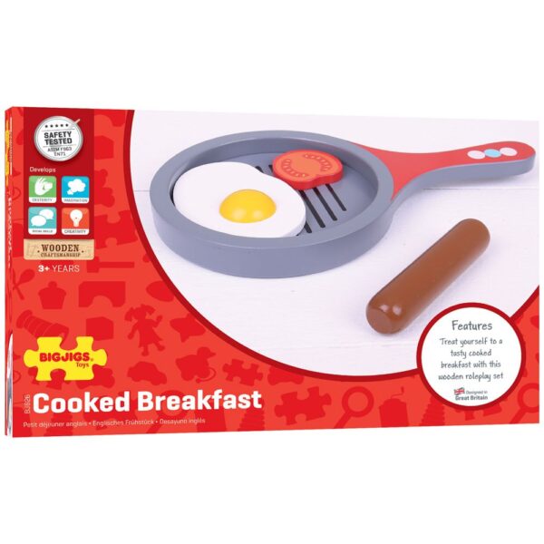 Cucina - pentola e uovo fritto colazione all'inglese
