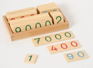 Carte numerate 1-9000 piccole