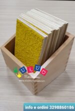 Tavolette tattili con scatola - Ruvido