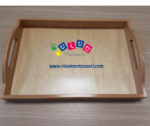 Vassoio per attività Montessori con manici