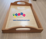Vassoio per attività Montessori con manici
