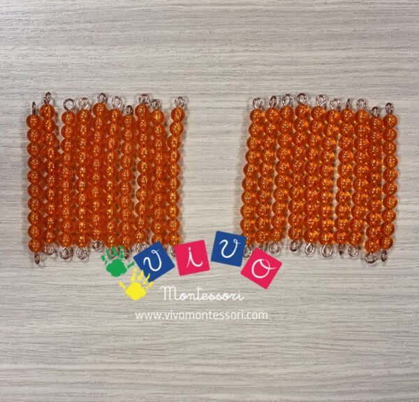 20 bastoncini di perle del 10